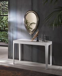 console contemporaine / en frêne / en céramique / rectangulaire