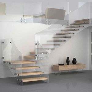 escalier quart tournant