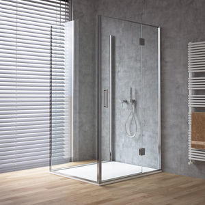 cabine de douche en inox