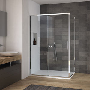 cabine de douche en inox