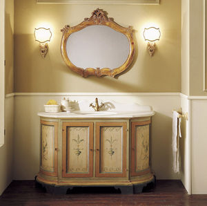 meuble vasque en bois
