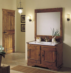 meuble vasque en bois