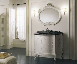 meuble vasque en bois