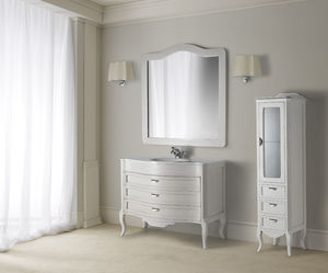 meuble vasque en bois