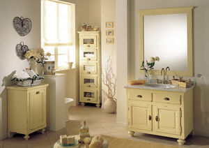 meuble vasque en bois