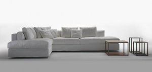 canapé d'angle / contemporain / en tissu / 4 places