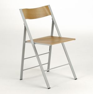 chaise contemporaine / pliante / en frêne / contract