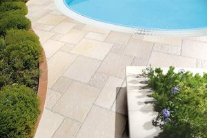 carrelages d'extérieur / pour plages de piscine / pour sols / en grès cérame