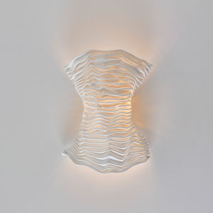 applique murale design original / en maille d'acier inox / à LED / halogène