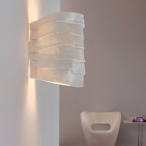 applique murale contemporaine / en maille d'acier inox / à LED / halogène