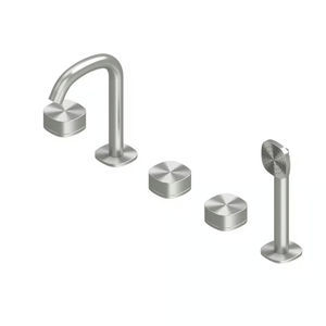 set de baignoire en inox brossé 1