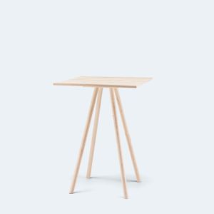table mange-debout en bois massif