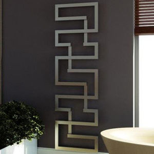 radiateur à eau chaude / en inox / contemporain / mural
