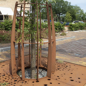 grille d'arbre carrée