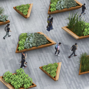 jardinière en bois