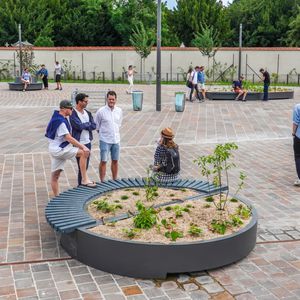 banc public contemporain