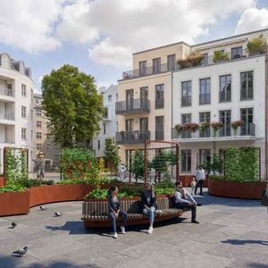 jardinière en acier galvanisé