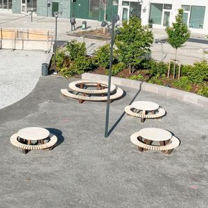 table de pique-nique en acier 1
