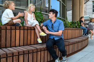 banc public contemporain