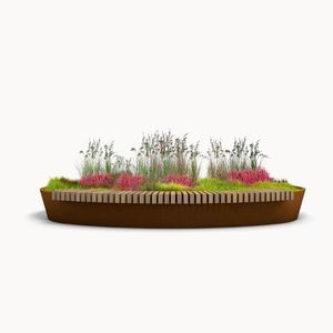 jardinière en acier corten