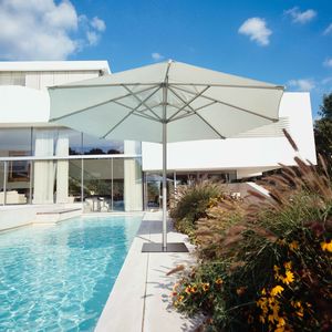 parasol en bois / en aluminium