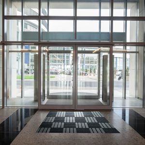 tapis d'entrée pour établissement public / en polyamide / en polypropylène / avec profilés