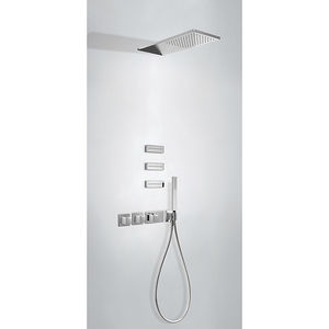 set de douche encastrable au mur / contemporain / avec douche à main / thermostatique