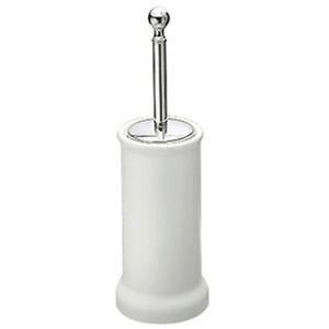 brosse de toilettes en métal chromé 1
