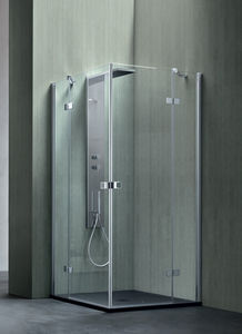 paroi de douche battante / d'angle / en verre