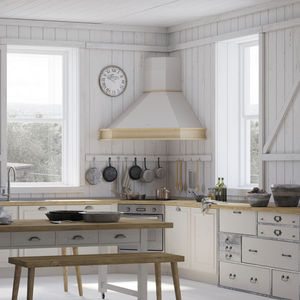 hotte de cuisine d'angle / avec éclairage intégré