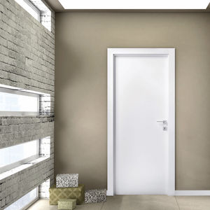porte d'intérieure / battante / en bois / acoustique