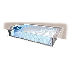 couverture de piscine à barres