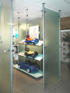 séparateur de bureau au sol