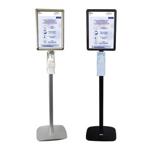 distributeur de gel hydroalcoolique sur pied