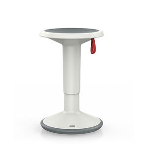 tabouret de travail en polypropylène / à hauteur réglable / blanc