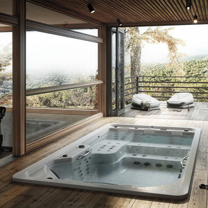 spa de nage encastrable