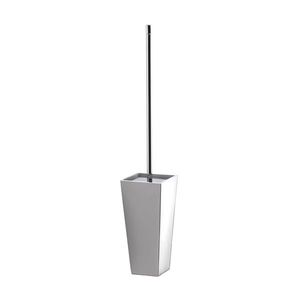 brosse de toilettes en laiton chromé