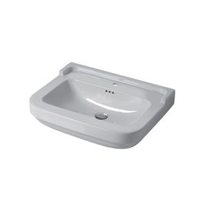 vasque sur pied / rectangulaire / en céramique / contemporaine