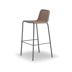 chaise de bar contemporaine / tapissée / avec repose-pieds / en Textilene®
