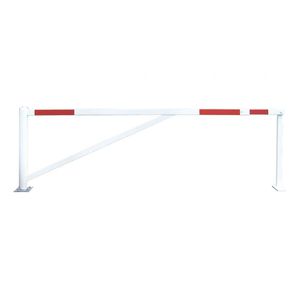 barrière routière / à pivot / en acier galvanisé / pour espace public