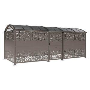 abri vélo couverture en polycarbonate 1