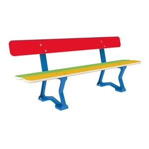 banc public en acier peint 1