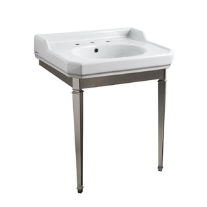 console pour lavabo en métal 1