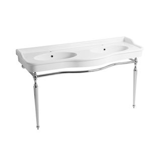 console pour lavabo en métal 1