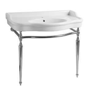 console pour lavabo en métal 1