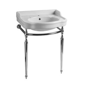 console pour lavabo en métal 1