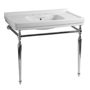 console pour lavabo en métal 1