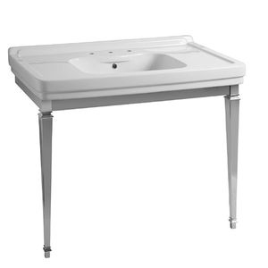 console pour lavabo en métal 1