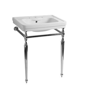 console pour lavabo en métal 1