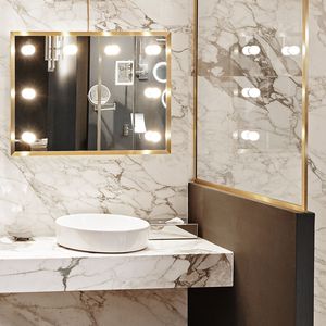 miroir de salle de bain mural
